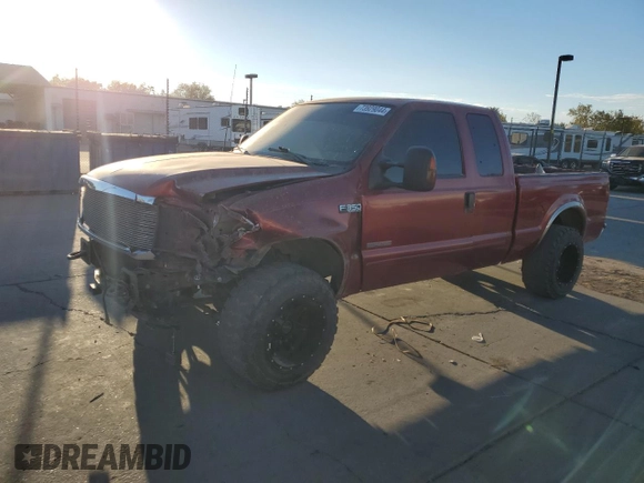 2003 Ford F-350 XL with VIN 1FTSX31P13ED46387, listed as a Copart auction lot 73929044 with 131,981 mi miles and Salvage Title. Bid and sale history available at DreamBid. Image 1.