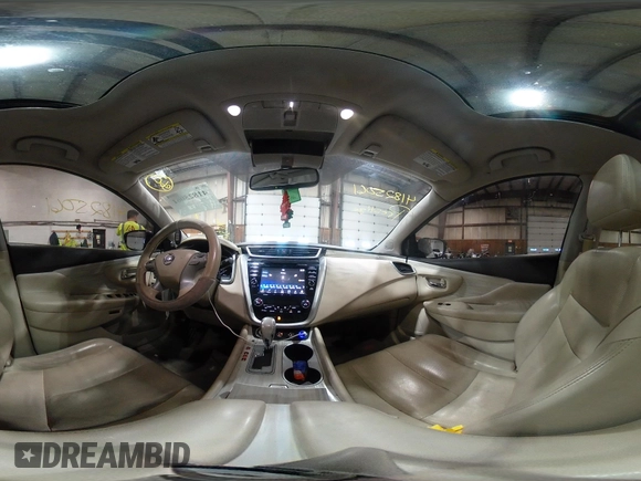 2015 Nissan Murano Platinum with VIN 5N1AZ2MH0FN284971, listed as a IAAI auction lot 41825061 with 108,391 mi miles and . Bid and sale history available at DreamBid. Image 21.