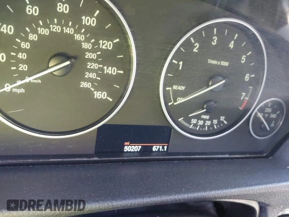 2016 BMW 3 Series 320i with VIN WBA8E1G52GNT38408, listed as a IAAI auction lot 41716438 with 50,207 mi miles and . Bid and sale history available at carsss.com. Image 7.