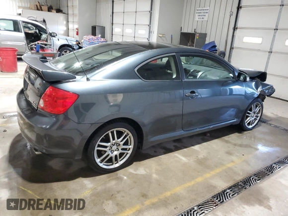 2007 Scion tC Spec with VIN JTKDE177170150763, listed as a Copart auction lot 86141794 with 124,259 mi miles and Salvage Title. Bid and sale history available at carsss.com. Image 3.