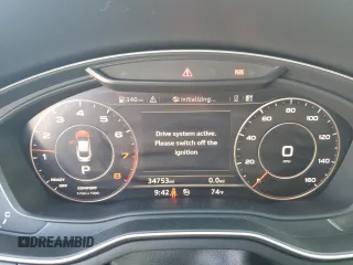 2019 Audi A5 Sportback Premium Plus with VIN WAUENCF51KA096467, listed as a Copart auction lot 42970494 with 34,753 mi miles. Bid and sale history available at carsss.com. Image 9.