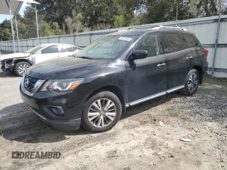 2018 Nissan Pathfinder S with VIN 5N1DR2MNXJC678274, listed as a Copart auction lot 48245445 with 147,788 mi miles and Clean Title. Bid and sale history available at carsss.com. Image 1.
