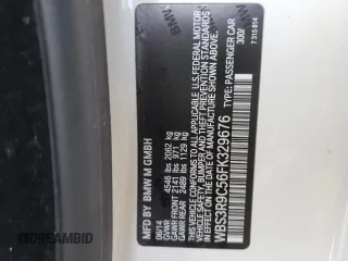 2015 BMW M4 z VIN WBS3R9C56FK329676, wystawiony jako Copart lot #39219683 z przebiegiem 84 307 mil mil oraz . Historia ofert i sprzedaży dostępna na DreamBid. Obrazek 15.