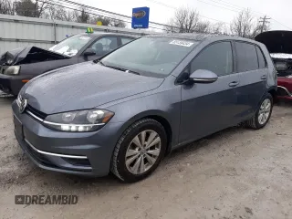2020 Volkswagen Golf TSI z VIN 3VWG57AU3LM007274, wystawiony jako Copart lot #85139434 z przebiegiem 59 871 mil mil oraz Szkoda całkowita • Salvage title. Historia ofert i sprzedaży dostępna na DreamBid. Obrazek 1.