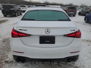 2024 Mercedes-Benz C 43 AMG z VIN W1KAF8HB9RR236684, wystawiony jako Copart lot #45281485 z przebiegiem 467 mil mil oraz Szkoda całkowita • Salvage title. Historia ofert i sprzedaży dostępna na DreamBid. Obrazek 6.