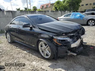 2016 Mercedes-Benz CLA 45 AMG with VIN WDDSJ5CB5GN347455, listed as a Copart auction lot 66579284 with 92,042 mi miles and Salvage Title. Bid and sale history available at DreamBid. Image 4.