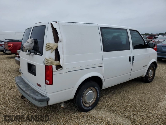 1999 GMC Safari Cargo with VIN 1GTDM19W5XB519840, listed as a Copart auction lot 74234124 with Not Provided miles and Non Repairable. Bid and sale history available at carsss.com. Image 3.