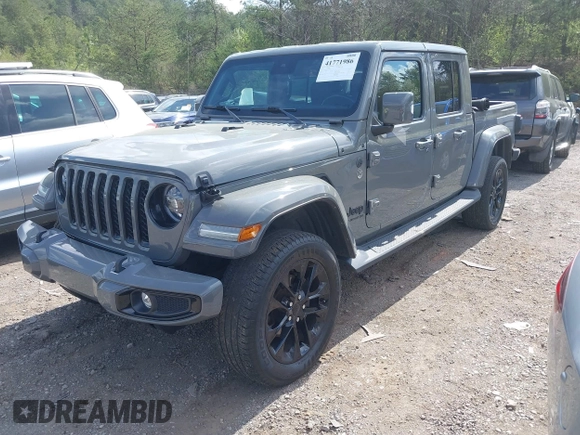 2022 Jeep Gladiator High Altitude with VIN 1C6HJTFG5NL114661, listed as a IAAI auction lot 41771986 with 42,696 mi miles and . Bid and sale history available at DreamBid. Image 2.