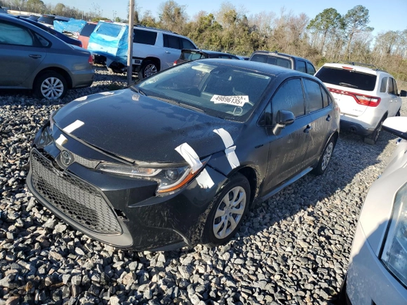 2022 Toyota Corolla LE with VIN JTDEPMAE1NJ209512, listed as a Copart auction lot 49896135 with 45,924 mi miles and Non Repairable. Bid and sale history available at carsss.com. Image 1.