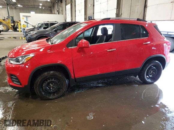 2020 Chevrolet Trax LT with VIN KL7CJPSB3LB340055, listed as a Copart auction lot 64566605 with Not provided miles and Salvage title. Bid and sale history available at DreamBid. Image 1.