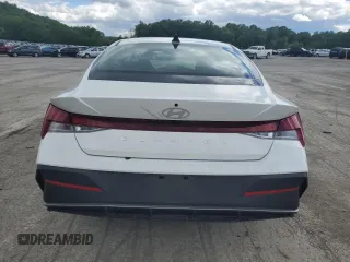 2024 Hyundai Elantra SE with VIN KMHLL4DG5RU810549, listed as a Copart auction lot 58178425 with 27,195 mi miles and Salvage title. Bid and sale history available at DreamBid. Image 6.