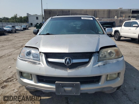 2005 Acura MDX with VIN 2HNYD18295H505017, listed as a Copart auction lot 68838064 with 252,007 mi miles and Clean Title. Bid and sale history available at carsss.com. Image 5.