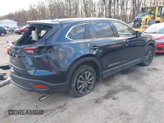 2020 Mazda CX-9 Touring with VIN JM3TCBCY3L0424124, listed as a IAAI auction lot 41182767 with 37,324 mi miles. Bid and sale history available at carsss.com. Image 4.