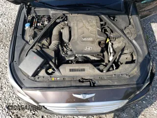 2015 Hyundai Genesis 3.8L with VIN KMHGN4JE6FU052540, listed as a Copart auction lot 65623874 with 237,718 mi miles and Salvage Title. Bid and sale history available at carsss.com. Image 11.