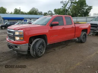 2015 Chevrolet Silverado 1500 LT with VIN 1GCRCREC9FZ211272, listed as a Copart auction lot 53323355 with 227,839 mi miles and Salvage Title. Bid and sale history available at DreamBid. Image 1.