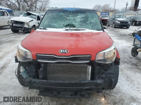 2017 Kia Soul + with VIN KNDJP3A59H7483700, listed as a Copart auction lot 87900925 with 74,717 mi miles and Salvage Title. Bid and sale history available at DreamBid. Image 5.