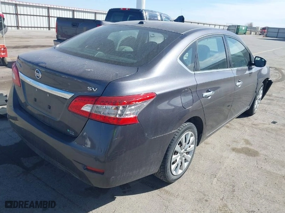 2015 Nissan Sentra SV with VIN 3N1AB7AP6FL656723, listed as a IAAI auction lot 41824197 with 78,000 mi miles. Bid and sale history available at carsss.com. Image 4.