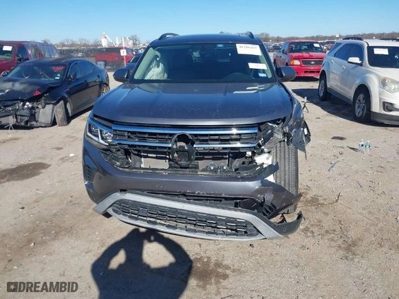 2023 Volkswagen Atlas 3.6L V6 SE w/Technology with VIN 1V2JR2CA4PC538749, listed as a IAAI auction lot 41206267 with 23,197 mi miles. Bid and sale history available at carsss.com. Image 6.