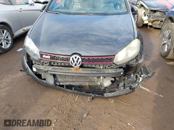 2010 Volkswagen GTI with VIN WVWHV7AJ5AW086277, listed as a IAAI auction lot 41753354 with 192,788 mi miles. Bid and sale history available at carsss.com. Image 12.