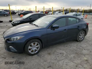 2015 Mazda 3 i Sport with VIN 3MZBM1U70FM156147, listed as a Copart auction lot 52214175 with 99,165 mi miles and Salvage Title. Bid and sale history available at carsss.com. Image 1.
