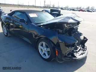2023 Chevrolet Camaro 1LT with VIN 1G1FB3DX0P0155941, listed as a IAAI auction lot 41270283 with 27,406 mi miles. Bid and sale history available at carsss.com. Image 1.
