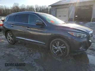 2013 Infiniti JX35 with VIN 5N1AL0MM1DC353646, listed as a Copart auction lot 42265835 with 153,412 mi miles and Clean Title. Bid and sale history available at carsss.com. Image 4.