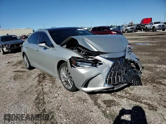 2022 Lexus ES with VIN 58AFZ1B11NU122351, listed as a Copart auction lot 81388374 with 27,198 mi miles and Salvage Title. Bid and sale history available at carsss.com. Image 10.