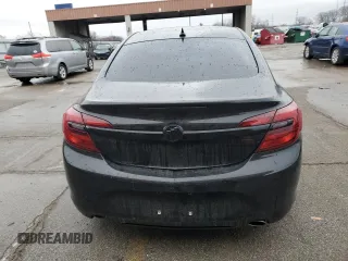 2014 Buick Regal Premium II with VIN 2G4GR5GX4E9308785, listed as a Copart auction lot 44033325 with 117,909 mi miles and Salvage Title. Bid and sale history available at carsss.com. Image 6.