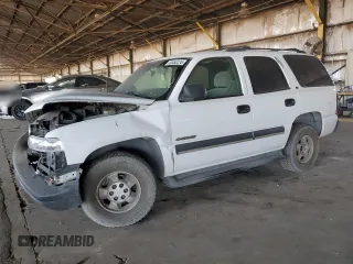2002 Chevrolet Tahoe LS with VIN 1GNEC13V22R321313, listed as a Copart auction lot 43462235 with Not provided miles and Salvage title. Bid and sale history available at DreamBid. Image 1.