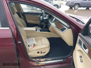 2015 Hyundai Genesis 3.8L with VIN KMHGN4JE5FU049032, listed as a IAAI auction lot 41923088 with 105,013 mi miles. Bid and sale history available at carsss.com. Image 5.