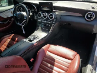 2017 Mercedes-Benz C 300 with VIN WDDWJ4JB1HF378289, listed as a Copart auction lot 52570555 with 106,355 mi miles and Salvage Title. Bid and sale history available at carsss.com. Image 8.