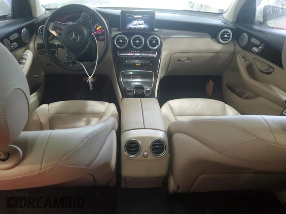 2016 Mercedes-Benz GLC 300 with VIN WDC0G4JB0GF054905, listed as a Copart auction lot 61174935 with 109,273 mi miles and Salvage title. Bid and sale history available at DreamBid. Image 8.