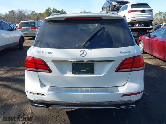 2017 Mercedes-Benz GLE with VIN 4JGDA5HB3HA949075, listed as a IAAI auction lot 41455093 with NaN miles. Bid and sale history available at carsss.com. Image 16.