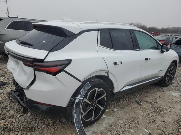 2024 Chevrolet Equinox EV LT with VIN 3GN7DLRP6RS260243, listed as a Copart auction lot 85561804 with 2,458 mi miles and Salvage Title. Bid and sale history available at carsss.com. Image 3.