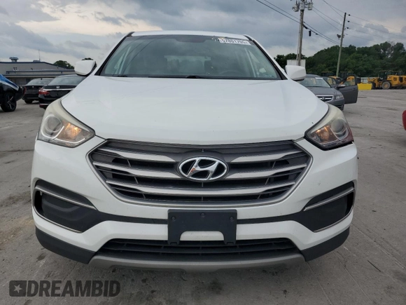 2018 Hyundai Santa Fe 2.4L with VIN 5NMZT3LB2JH056889, listed as a Copart auction lot 57801705 with 133,454 mi miles and Salvage title. Bid and sale history available at DreamBid. Image 5.
