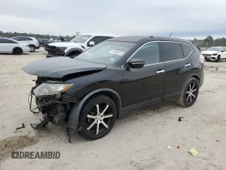 2015 Nissan Rogue S with VIN KNMAT2MT9FP511816, listed as a Copart auction lot 46486825 with 139,709 mi miles and Salvage Title. Bid and sale history available at DreamBid. Image 1.