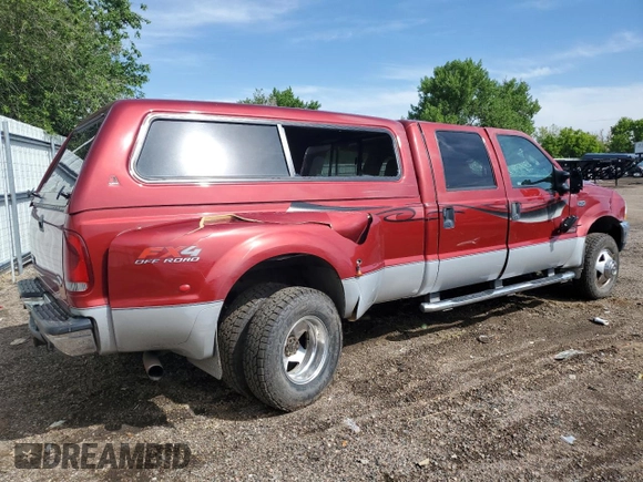 2003 Ford F-350 XL with VIN 1FTWW33P33EB64661, listed as a Copart auction lot 57331225 with 185,891 mi miles and Salvage title. Bid and sale history available at DreamBid. Image 3.