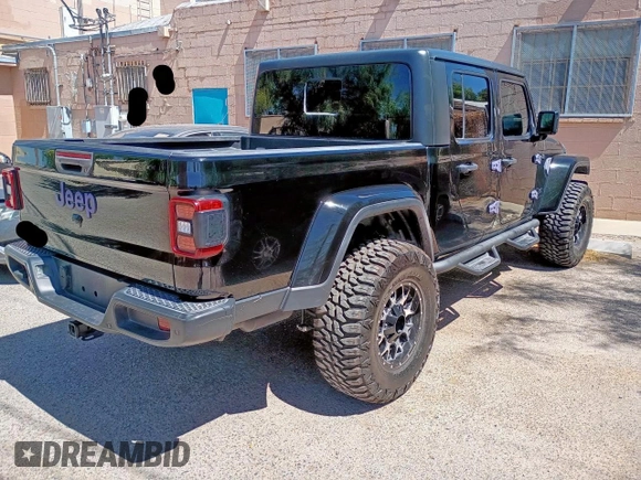 2021 Jeep Gladiator Sport S with VIN 1C6JJTAM3ML508267, listed as a Copart auction lot 60454685 with 77,688 mi miles and Clean title. Bid and sale history available at DreamBid. Image 4.