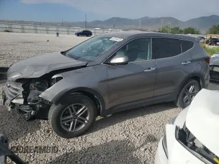 2018 Hyundai Santa Fe 2.4L with VIN 5NMZTDLB5JH078665, listed as a Copart auction lot 60918075 with 156,893 mi miles and Salvage title. Bid and sale history available at DreamBid. Image 1.