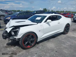 2017 Chevrolet Camaro 2LT with VIN 1G1FD1RS3H0215353, listed as a IAAI auction lot 40381335 with 86,274 mi miles. Bid and sale history available at carsss.com. Image 2.