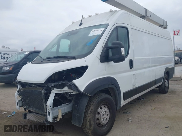2023 Ram ProMaster Cargo with VIN 3C6MRVJG9PE514115, listed as a IAAI auction lot 42031114 with 36,063 mi miles and . Bid and sale history available at DreamBid. Image 19.