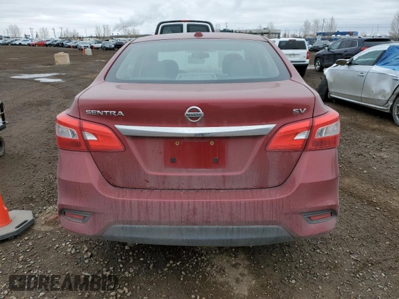 2017 Nissan Sentra SV with VIN 3N1AB7AP3HY319822, listed as a Copart auction lot 51237105 with 163,169 mi miles and Salvage Title. Bid and sale history available at DreamBid. Image 6.