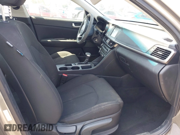 2018 Kia Optima S with VIN 5XXGT4L34JG263479, listed as a IAAI auction lot 42675426 with Not provided miles and . Bid and sale history available at DreamBid. Image 5.