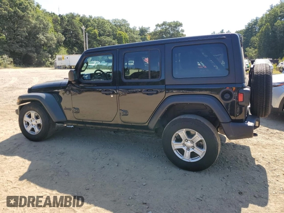 2022 Jeep Wrangler Unlimited Sport with VIN 1C4HJXDG5NW155504, listed as a Copart auction lot 70189964 with 44,101 mi miles and Salvage Title. Bid and sale history available at DreamBid. Image 2.