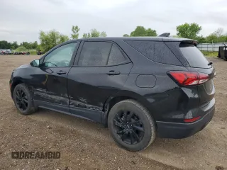2023 Chevrolet Equinox LS with VIN 3GNAXSEG9PL153949, listed as a Copart auction lot 65366855 with 35,276 mi miles and Salvage title. Bid and sale history available at DreamBid. Image 2.