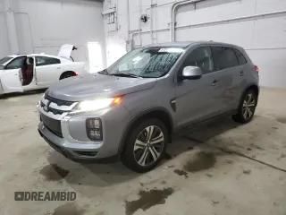 2022 Mitsubishi Outlander ES with VIN JA4APUAU9NU017317, listed as a Copart auction lot 57814325 with 51,848 mi miles and Salvage title. Bid and sale history available at DreamBid. Image 1.