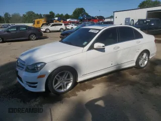 2013 Mercedes-Benz C 350 Sport with VIN WDDGF5HB2DA819212, listed as a Copart auction lot 52918595 with 108,555 mi miles and Salvage Title. Bid and sale history available at DreamBid. Image 1.