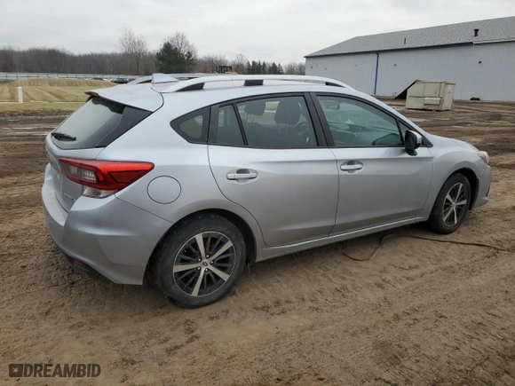 2020 Subaru Impreza Premium with VIN 4S3GTAV64L3735527, listed as a Copart auction lot 45195835 with 0 mi miles and Salvage Title. Bid and sale history available at carsss.com. Image 3.
