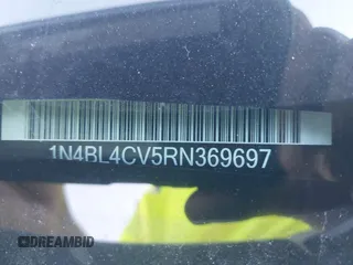 2024 Nissan Altima SR z VIN 1N4BL4CV5RN369697, wystawiony jako IAAI lot #42335803 z przebiegiem 29 820 mil mil oraz . Historia ofert i sprzedaży dostępna na DreamBid. Obrazek 9.
