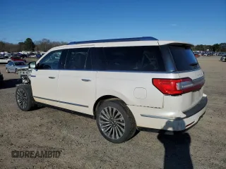 2019 Lincoln Navigator Reserve z VIN 5LMJJ3LT1KEL14831, wystawiony jako Copart lot #47498195 z przebiegiem 126 544 mil mil oraz Szkoda całkowita • Salvage title. Historia ofert i sprzedaży dostępna na DreamBid. Obrazek 2.